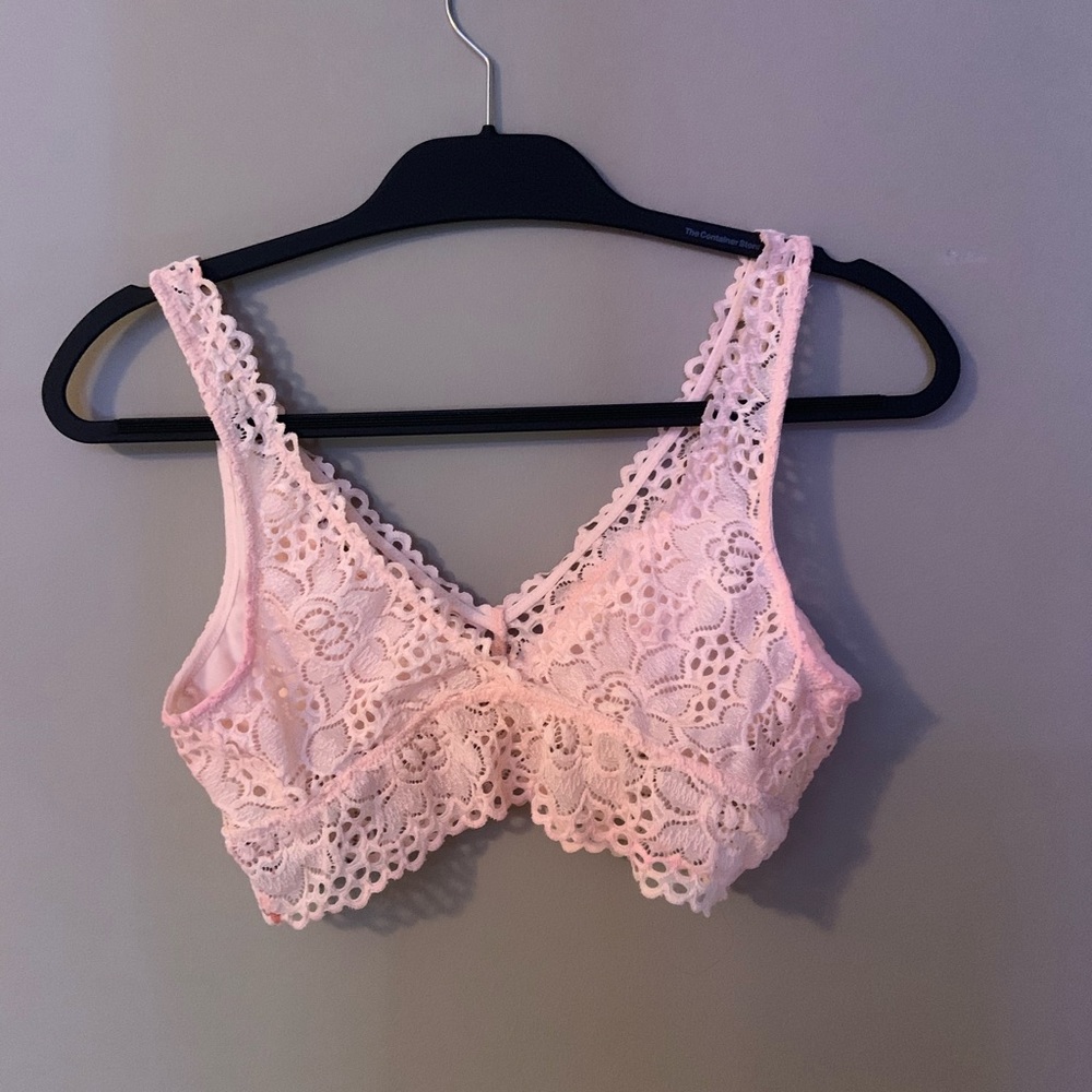 Aerie light pink bralette